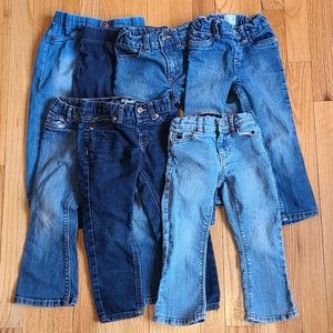 3t toddler girl jeans - 7 pairs